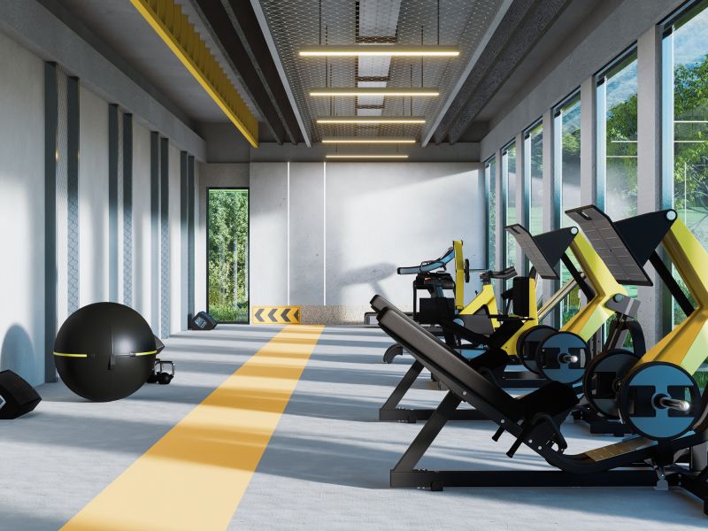 Fitness Room Painting