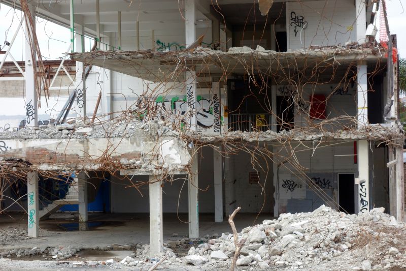 Building Graffiti Removal detail